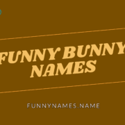 Funny Bunny Names