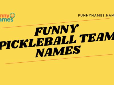 Funny Pickleball Team Names