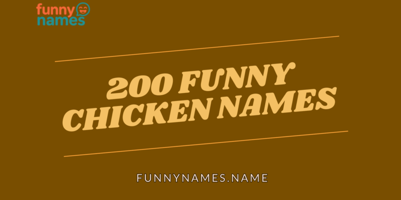 200 Funny Chicken Names